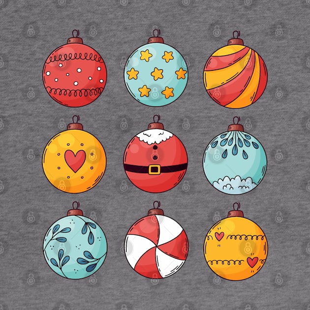 Christmas ball Ornament Collections by Mako Design 